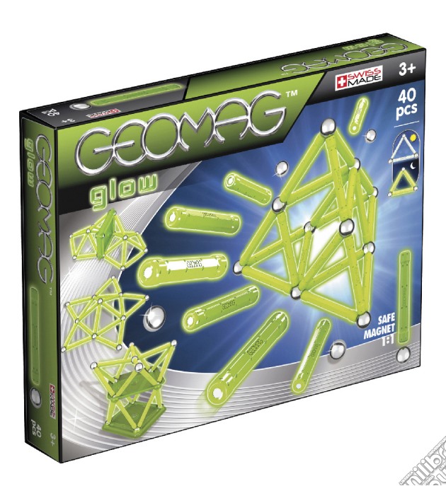Geomag 330 - Glow 40 Pz gioco di Geomag