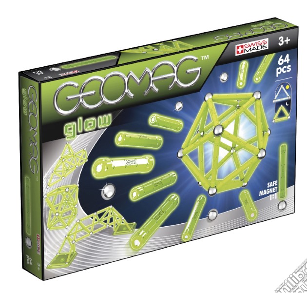Geomag 336 - Glow 64 Pz gioco di Geomag