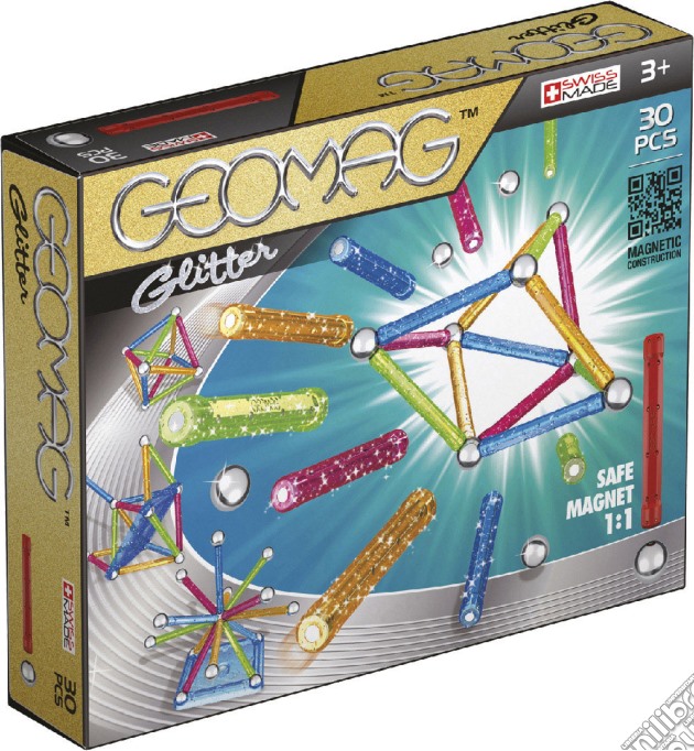 Geomag 531 - Glitter 30 Pz gioco di Geomag