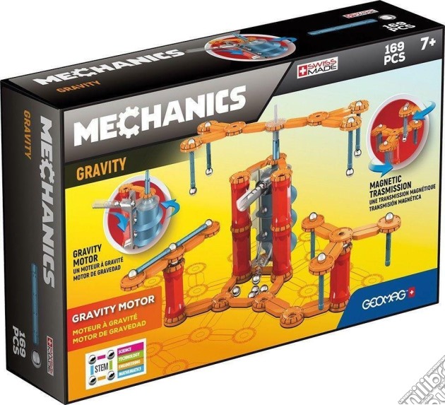 Geomag: Mechanics Gravity - Gravity Motor System 169 Pz gioco di Geomag