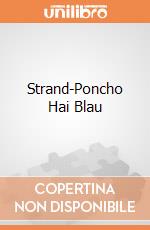 Strand-Poncho Hai Blau gioco