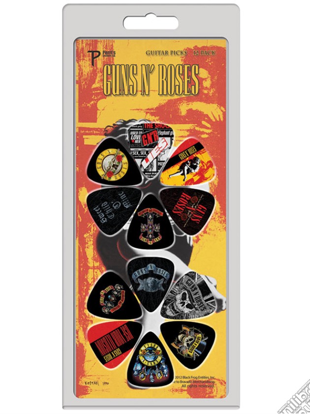 Guns N Roses - 12Pack (12 Guitar Pick Set) gioco di CID