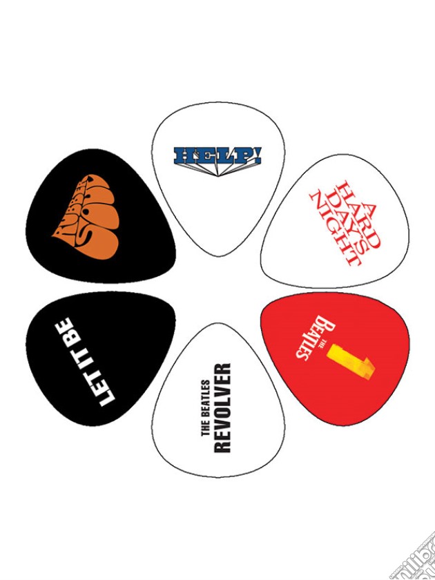 Beatles - Albums 6 Pack (6 Guitar Pick Set) gioco di CID