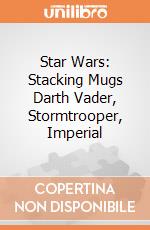 Star Wars: Stacking Mugs Darth Vader, Stormtrooper, Imperial gioco di Underground Toys