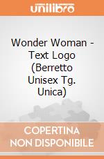Wonder Woman - Text Logo (Berretto Unisex Tg. Unica) gioco