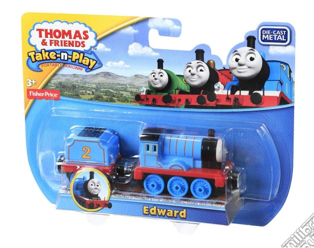 Mattel CBN31 - Thomas And Friends - Take-N-Play - Veicolo Large Edward gioco