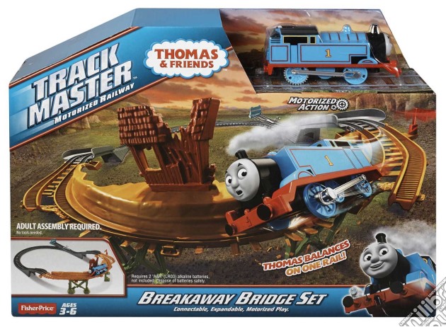 Mattel CDB59 - Thomas And Friends - Track Master - Pista Breakaway Bridge gioco