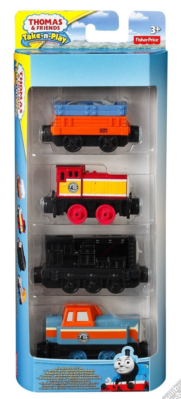 Mattel CFC48 - Thomas And Friends - Take-N-Play - Pack 4 Veicoli #01 gioco