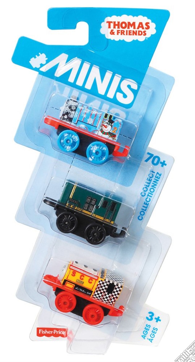 Mattel CHL60 - Il Trenino Thomas - Mini Locomotiva - Pack 3 Pz (un articolo senza possibilità di scelta) gioco di Fisher Price