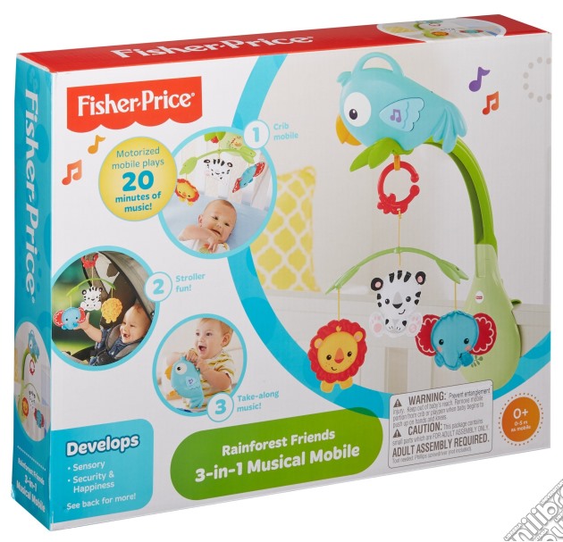 Mattel CHR11 - Fisher Price - Giostrina Animali Foresta gioco di Fisher Price
