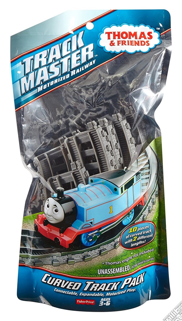 Mattel DFM57 - Il Trenino Thomas - Trackmaster - Track Pack - Curvati gioco di Fisher Price