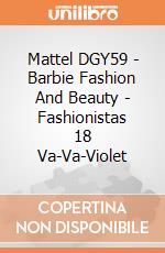 Mattel DGY59 - Barbie Fashion And Beauty - Fashionistas 18 Va-Va-Violet gioco
