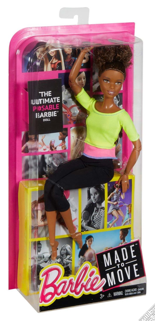 Mattel DHL83 - Barbie Fashion And Beauty - Barbie Snodata Top Giallo gioco