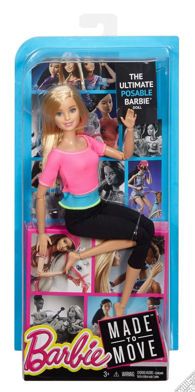 Mattel DHL82 - Barbie Fashion And Beauty - Barbie Snodata Top Rosa gioco