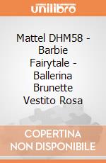 Mattel DHM58 - Barbie Fairytale - Ballerina Brunette Vestito Rosa gioco