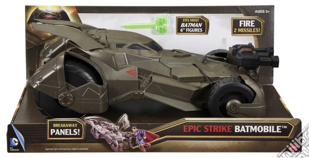 Mattel DHY29 - Batman Versus Superman - Batmobile Deluxe gioco di Mattel