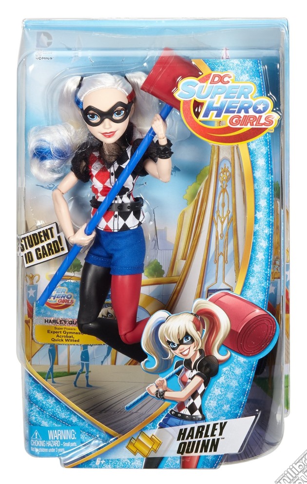 Mattel DLT65 - Dc Super Hero Girls - Action Doll 30 Cm Harley Quinn gioco