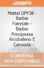 Mattel DPY38 - Barbie Fairytale - Barbie Principessa Arcobaleno E Carrozza gioco