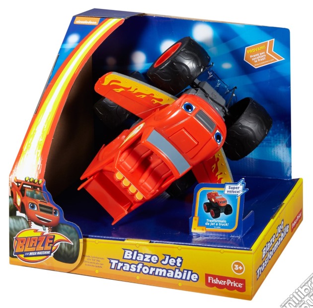 Mattel DTB71 - Blaze - Blaze Jet Trasformabile gioco