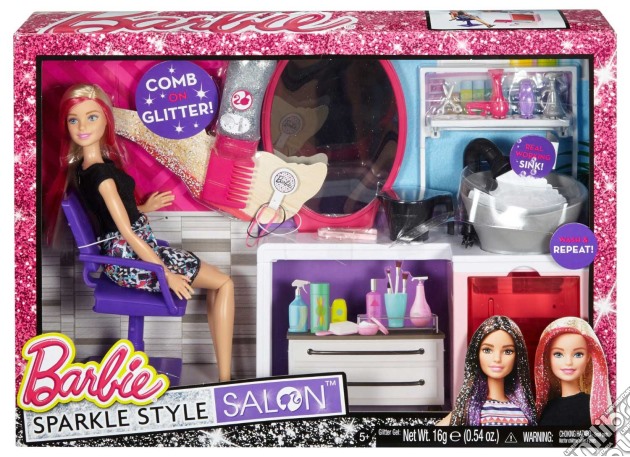 Mattel DTK05 - Barbie Fashion And Beauty - Barbie E Il Salone Del Colore gioco