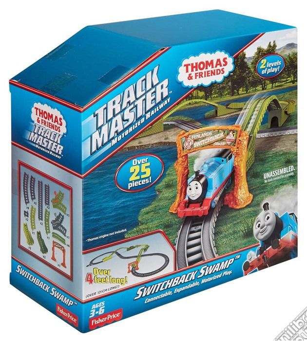 Mattel DVF75 - Il Trenino Thomas - Track Master - Ferrovia Della Palude gioco di Fisher Price