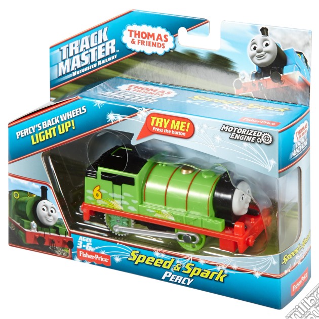 Mattel DVG05 - Il Trenino Thomas - Track Master - Locomotiva Tante Scintille gioco di Fisher Price