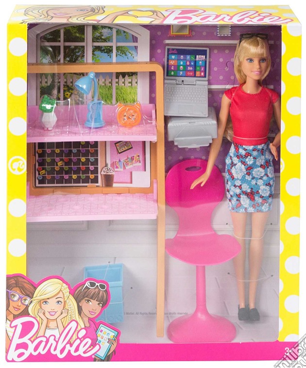 Mattel DVX52 - Barbie - Arredamento - Ufficio gioco di Mattel