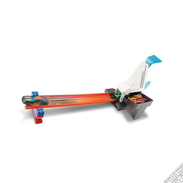 Mattel DWW94 - Hot Wheels - Track Builder - Essential Pack - Lanciatore + Veicolo - Rapid Launch gioco di Hot Wheels