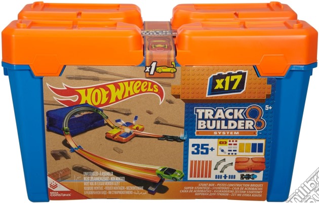 Mattel DWW95 - Hot Wheels - Track Builder - Starter Kit Stunt Box gioco di Hot Wheels