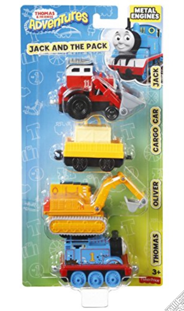 Mattel DXT79 - Il Trenino Thomas - Adventures - Multipack - Jack And The Pack gioco di Fisher Price