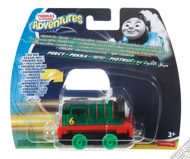 Mattel DXV24 - Il Trenino Thomas - Adventures - Veicolo Luminoso Percy gioco di Fisher Price