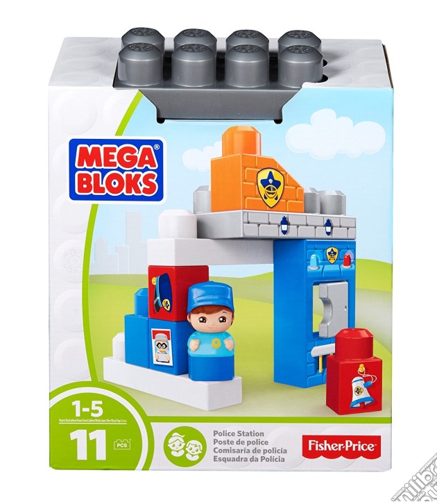 Mega Bloks DYC56 - First Builders - Playset Piccolo - Stazione Polizia gioco di Mega Bloks