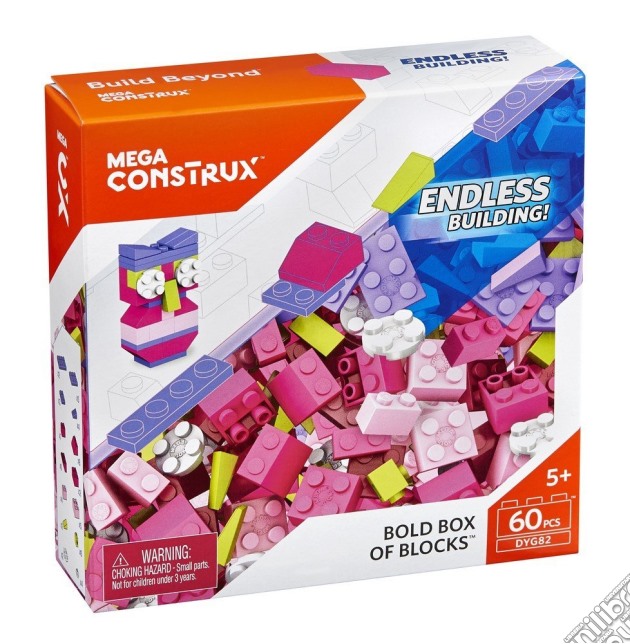 Mega Bloks DYG82 - Scatola Piccola 60 Pz - Audaci Rosa gioco di Mega Bloks