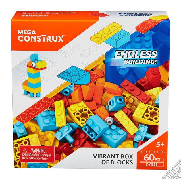 Mega Bloks DYG83 - Scatola Piccola 60 Pz - Sgargianti gioco di Mega Bloks