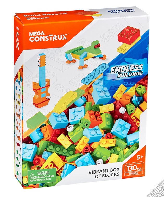 Mega Bloks DYG86 - Scatola Media 130 Pz - Sgargianti gioco di Mega Bloks