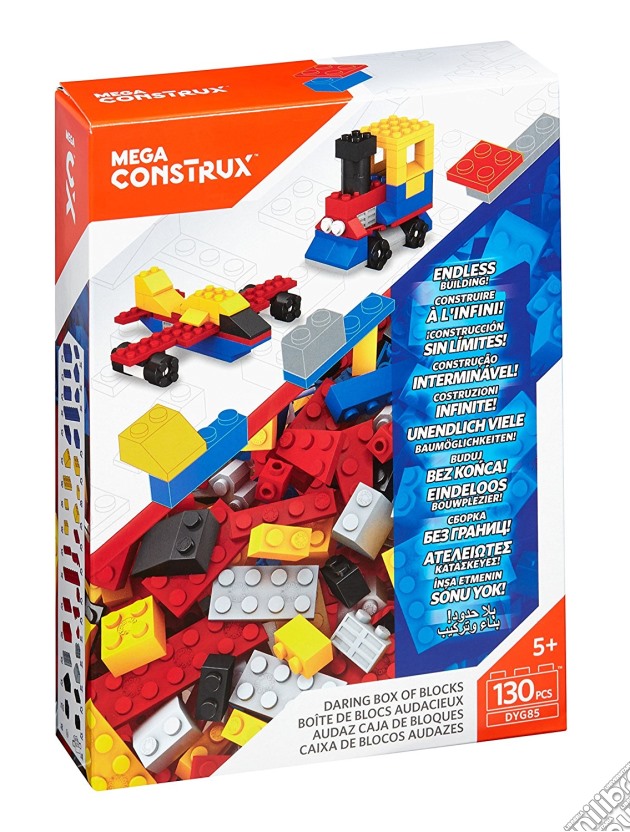 Mega Bloks DYG85 - Scatola Media 130 Pz - Temerari gioco di Mega Bloks