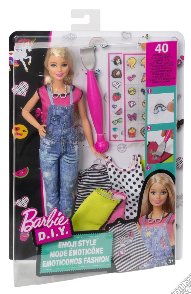 Mattel DYN93 - Barbie - Emoji Style Bionda gioco di Mattel