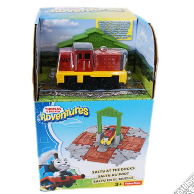 Mattel FBC54 - Il Trenino Thomas - Adventures - Stazione Cubo - Salty gioco di Fisher Price