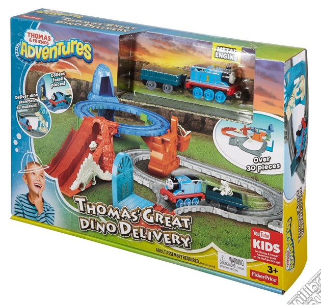 Mattel FBC62 - Il Trenino Thomas - Adventures - Thomas E Il Fossile Di Dinosauro gioco di Fisher Price