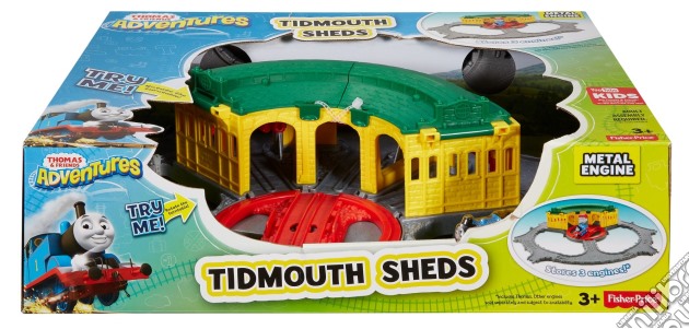 Mattel FBC74 - Il Trenino Thomas - Adventures - Deposito Di Tidmouth gioco di Fisher Price