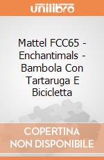 Mattel FCC65 - Enchantimals - Bambola Con Tartaruga E Bicicletta gioco di Mattel