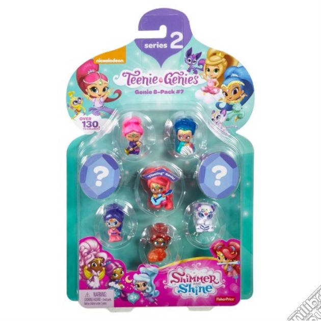 Mattel FCY65 - Shimmer And Shine - Teenie Genies - Geniette A Sorpresa - Serie 2 - Multi Pack A gioco