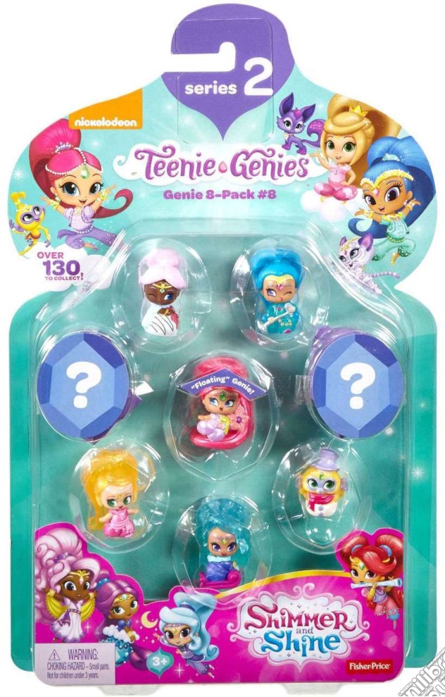 Mattel FCY66 - Shimmer And Shine - Teenie Genies - Geniette A Sorpresa - Serie 2 - Multi Pack B gioco