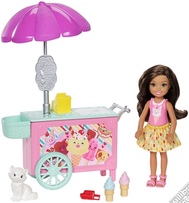 Mattel FDB33 - Barbie - Family - Accessori Chelsea - Ice Cream Car gioco di Mattel