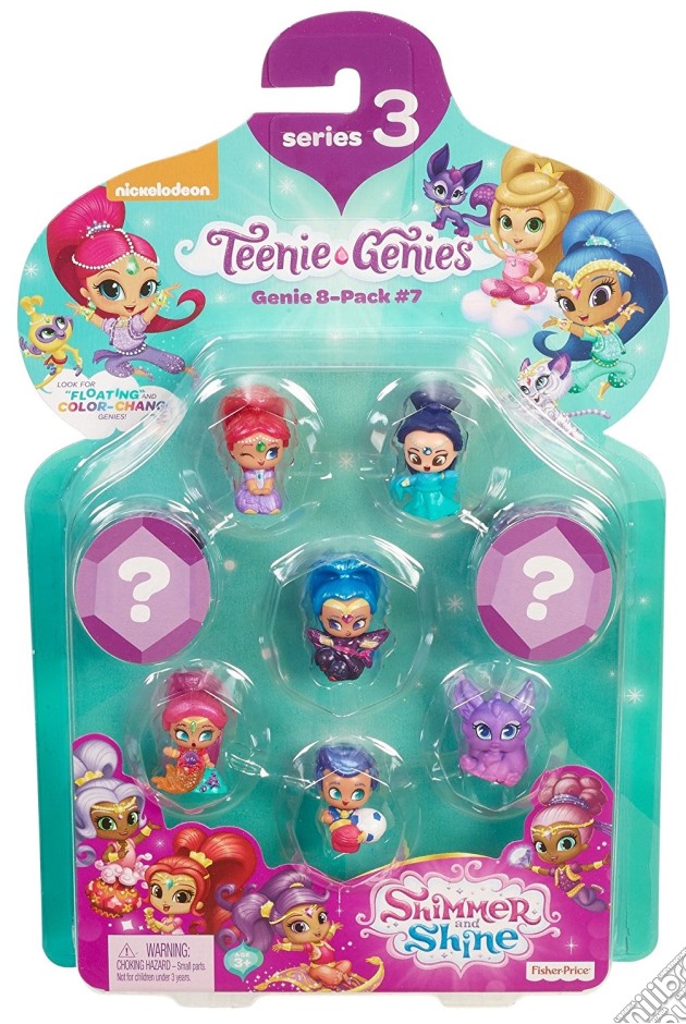 Mattel FHN91 - Shimmer And Shine - Teenie Genies - Geniette A Sorpresa - Serie 3 - Multi Pack G gioco di Fisher Price