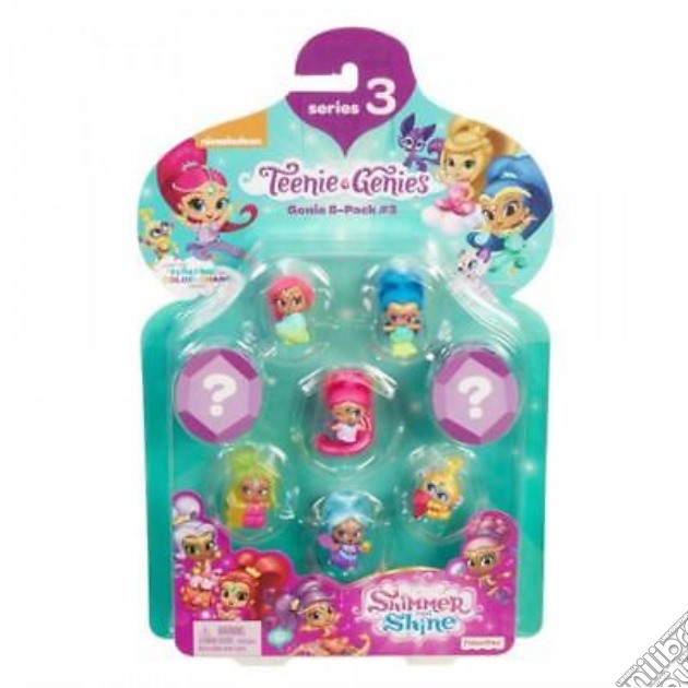Mattel FHN89 - Shimmer And Shine - Teenie Genies - Geniette A Sorpresa - Serie 3 - Multi Pack E gioco di Fisher Price
