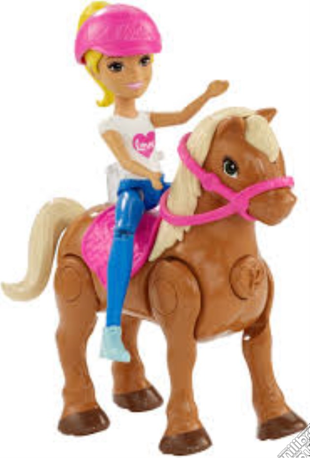 Mattel FHV63 - Barbie - Barbie Parti E Via Con Pony Marrone Chiaro gioco di Mattel