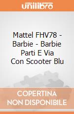 Mattel FHV78 - Barbie - Barbie Parti E Via Con Scooter Blu gioco di Mattel