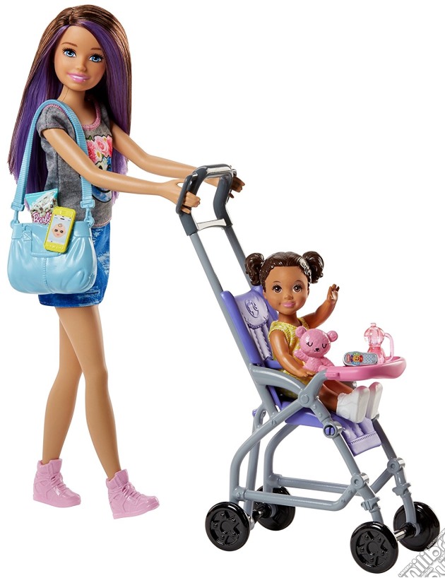 Mattel FJB00 - Barbie - Family - Skipper Babysitter Playset B gioco di Mattel