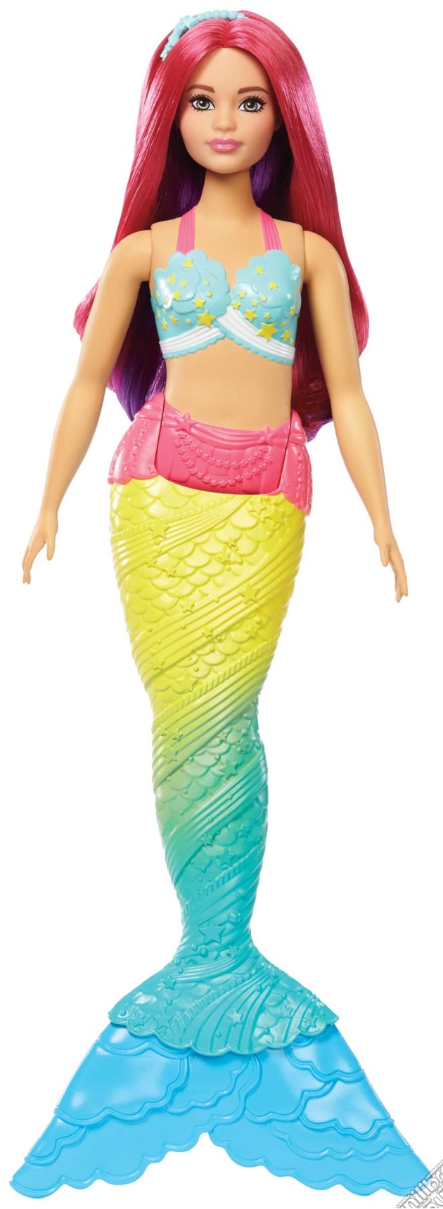 Mattel FJC93 - Barbie - Dreamtopia - Sirena Caucasian Curvy gioco di Mattel